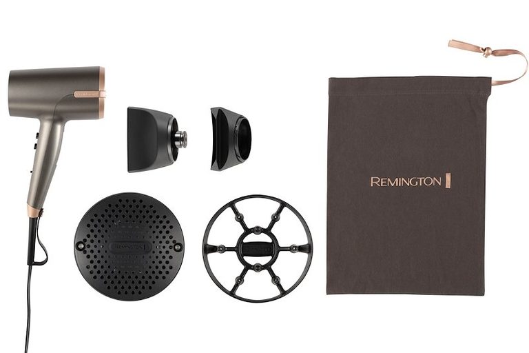 Asciugacapelli Remington ONE Dry and Style D6077 grigio e bronzo con quattro accessori