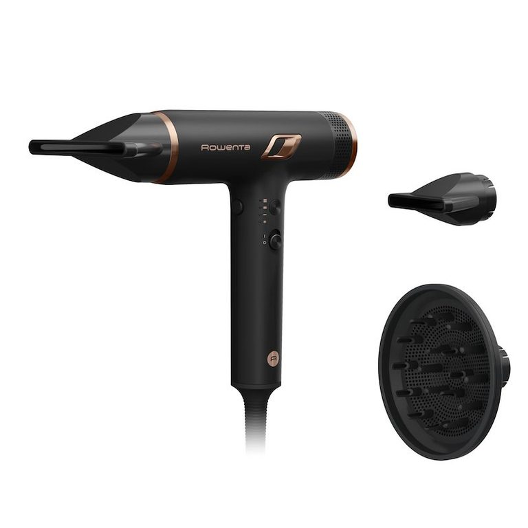 Asciugacapelli compatto Rowenta Nano Ultimate Experience HY8310 nero con motore brushless