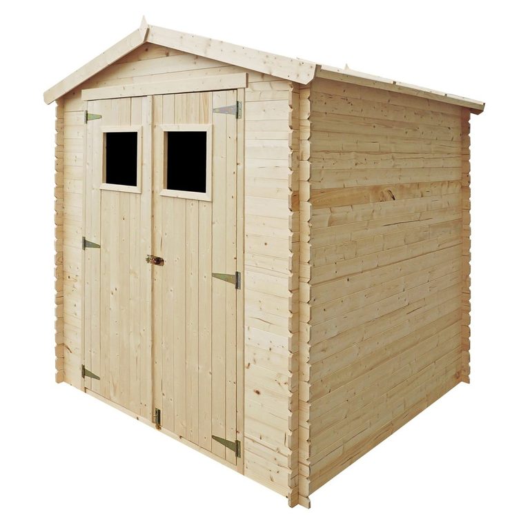 Casetta da giardino in legno Gardiun Alexander I con porta doppia