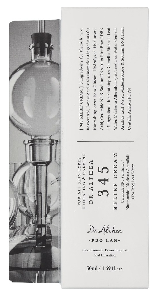 Confezione di crema viso Dr. Althea 345 Relief Cream lenitiva per pelli sensibili