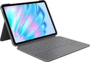 Custodia con tastiera rimovibile e trackpad Logitech Combo Touch per iPad Air 11 pollici, layout italiano