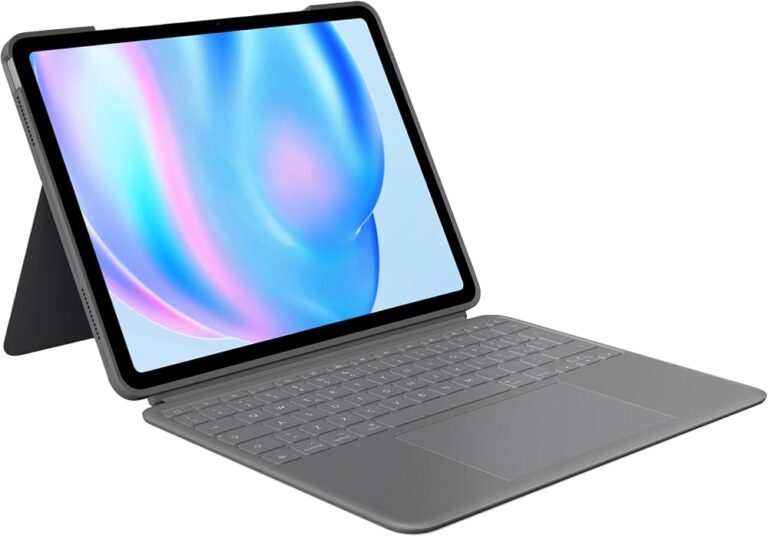 Custodia con tastiera rimovibile e trackpad Logitech Combo Touch per iPad Air 13 pollici, layout italiano