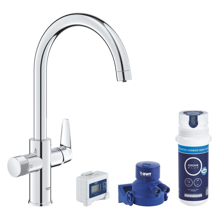 Rubinetto Grohe Blue Pure StartCurve con filtro ai carboni attivi