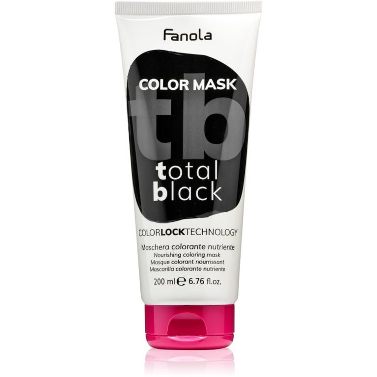 Maschera colorante Fanola Color Mask Total Black da 200 ml