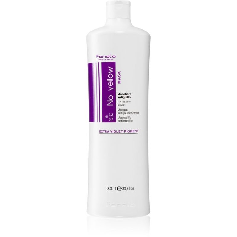 Maschera antigiallo Fanola No Yellow Mask con pigmento viola