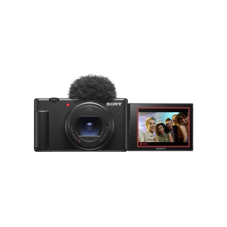 Fotocamera per vlog Sony ZV-1 II con schermo orientabile e antivento