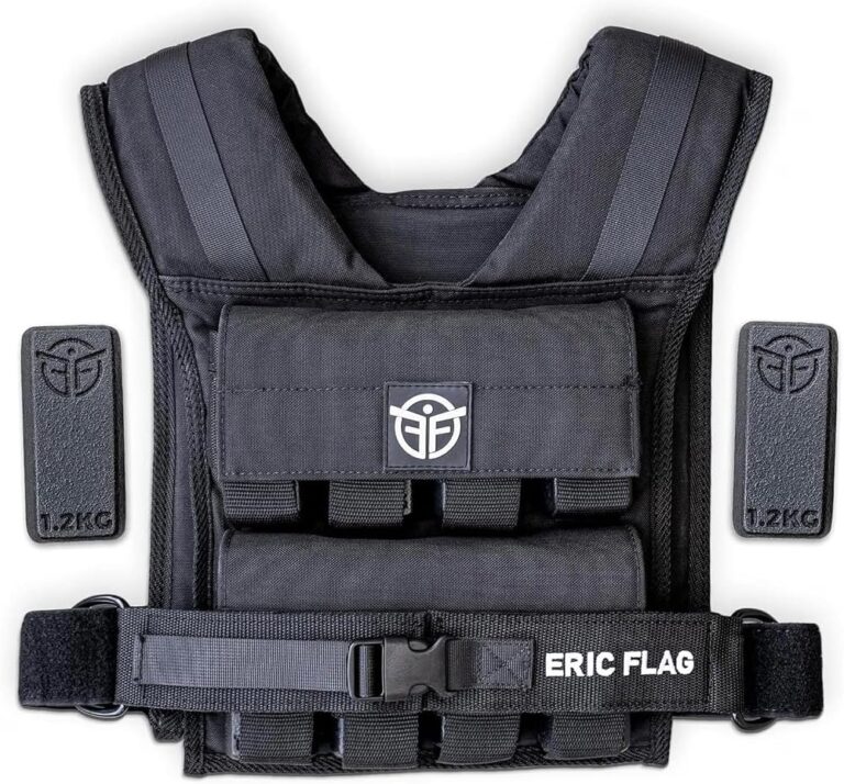Giubbotto zavorrato regolabile Eric Flag con pesi in ferro da 1,2 kg inclusi