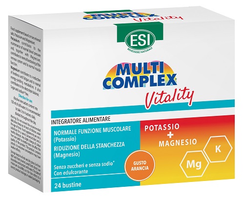 Integratore ESI Multicomplex Vitality potassio e magnesio 24 bustine