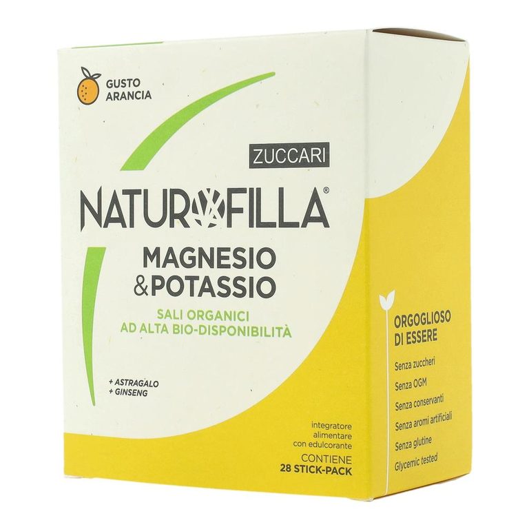 Integratore Zuccari Naturofilla Magnesio e Potassio 28 stick