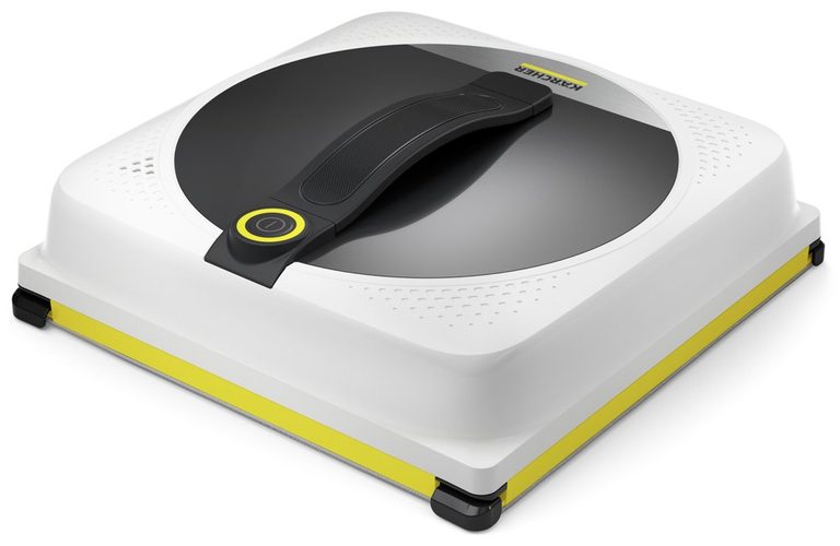 Robot lavavetri Kärcher RCW 4 bianco e giallo