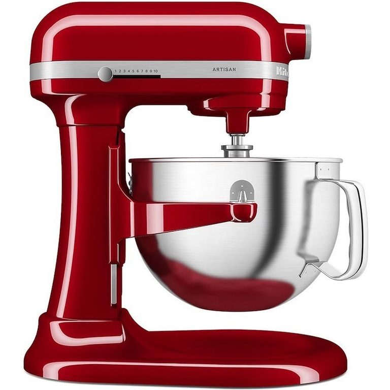 Impastatrice planetaria KitchenAid 5KSM60SPX rossa con ciotola sollevabile da 5,6 litri