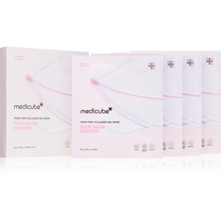 Confezione di maschere in gel medicube PDRN Pink Collagen Gel Mask