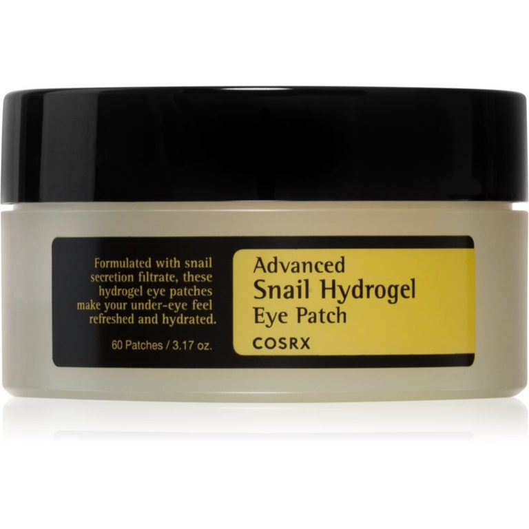 Barattolo di patch occhi in idrogel COSRX Advanced Snail Hydrogel Eye Patch da 60 pezzi