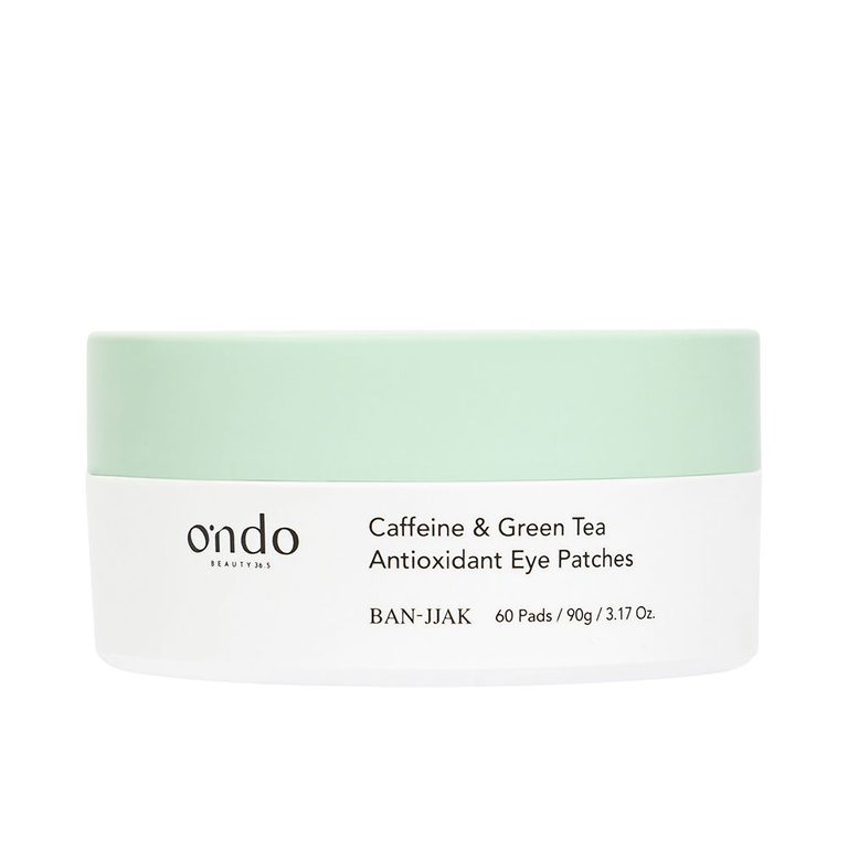 Barattolo di patch occhi Ondo Beauty 36.5 Caffeine & Green Tea da 60 pezzi