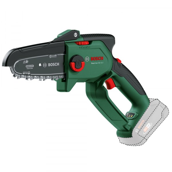 Mini motosega a batteria Bosch EasyChain 18V-15-7 verde