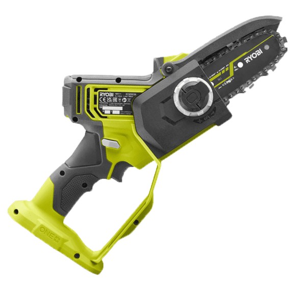 Mini motosega a batteria Ryobi RY18PSX10A verde lime
