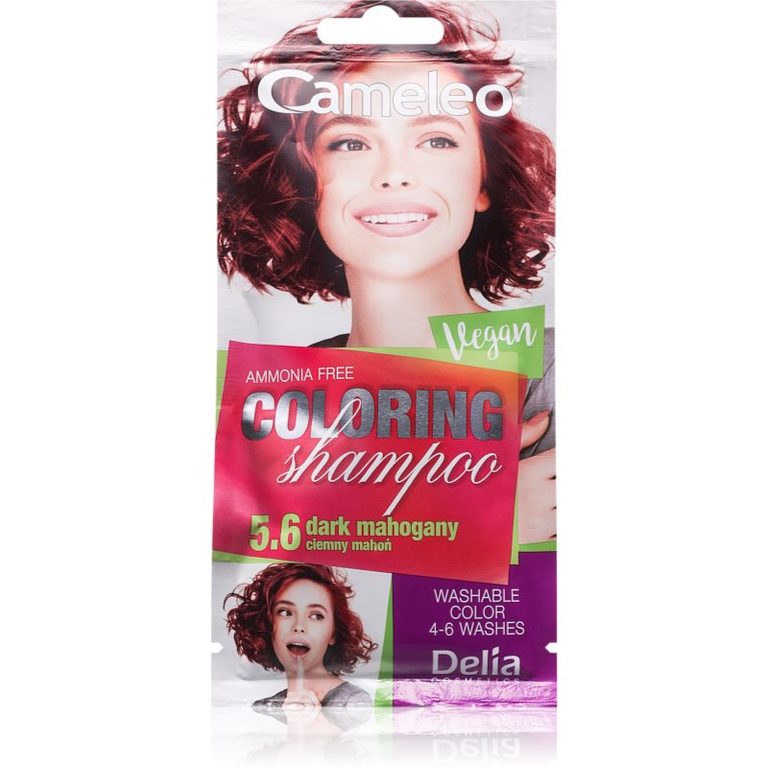 Shampoo colorante Delia Cameleo in bustina, tonalità mogano