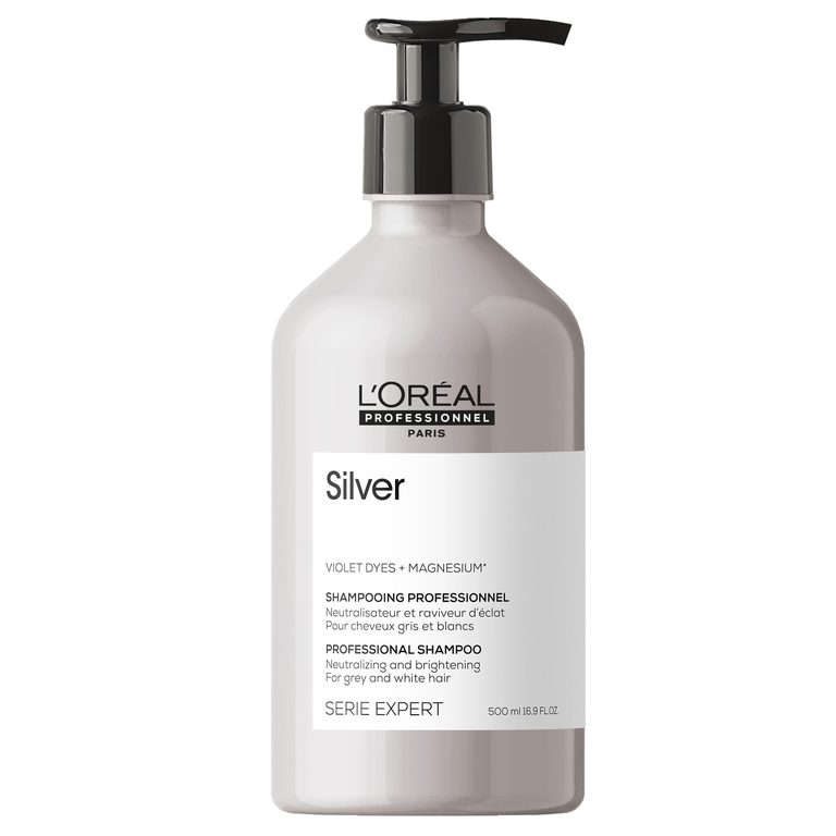 Shampoo L'Oréal Professionnel Serie Expert Silver con dosatore