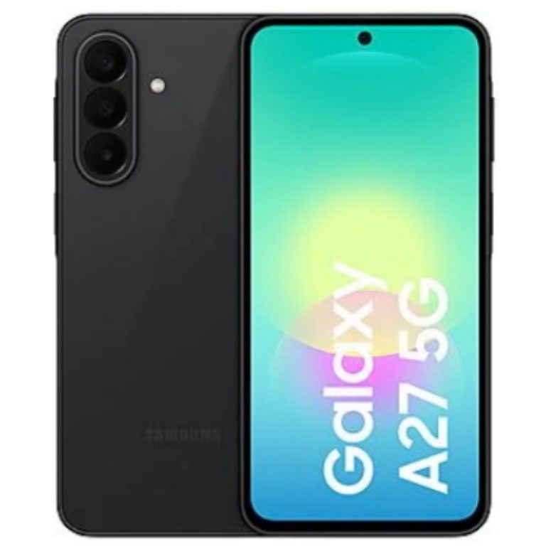 Smartphone Samsung Galaxy A27 5G nero con display Super AMOLED da 6,7 pollici