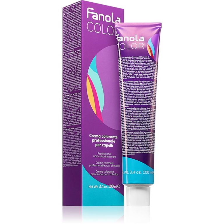 Tinta per capelli Fanola Color da 100 ml con astuccio viola