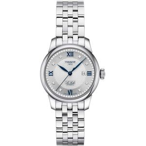 Orologio automatico da donna Tissot Le Locle Lady in acciaio con quadrante argentato