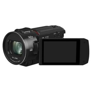 Videocamera 4K Panasonic HC-VX3 con zoom ottico 24x e schermo aperto