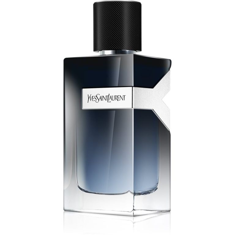 Flacone blu di Yves Saint Laurent Y Eau de Parfum 100 ml